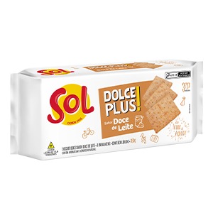 Biscoito DOLCE PLUS Doce Leite
