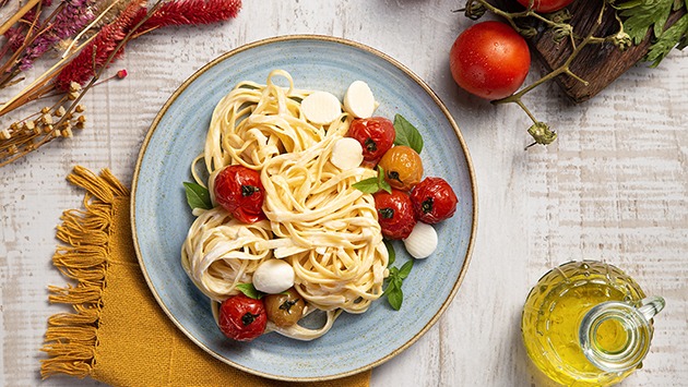 Fettuccine caprese