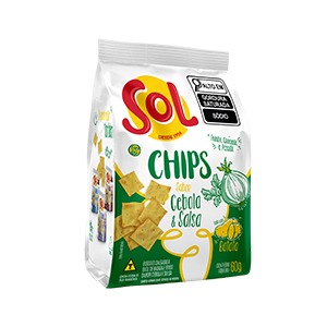 Salgadinho CHIP´S Sabor CEBOLA E SALSA