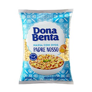 Massa Padre Nosso com ovos Dona Benta